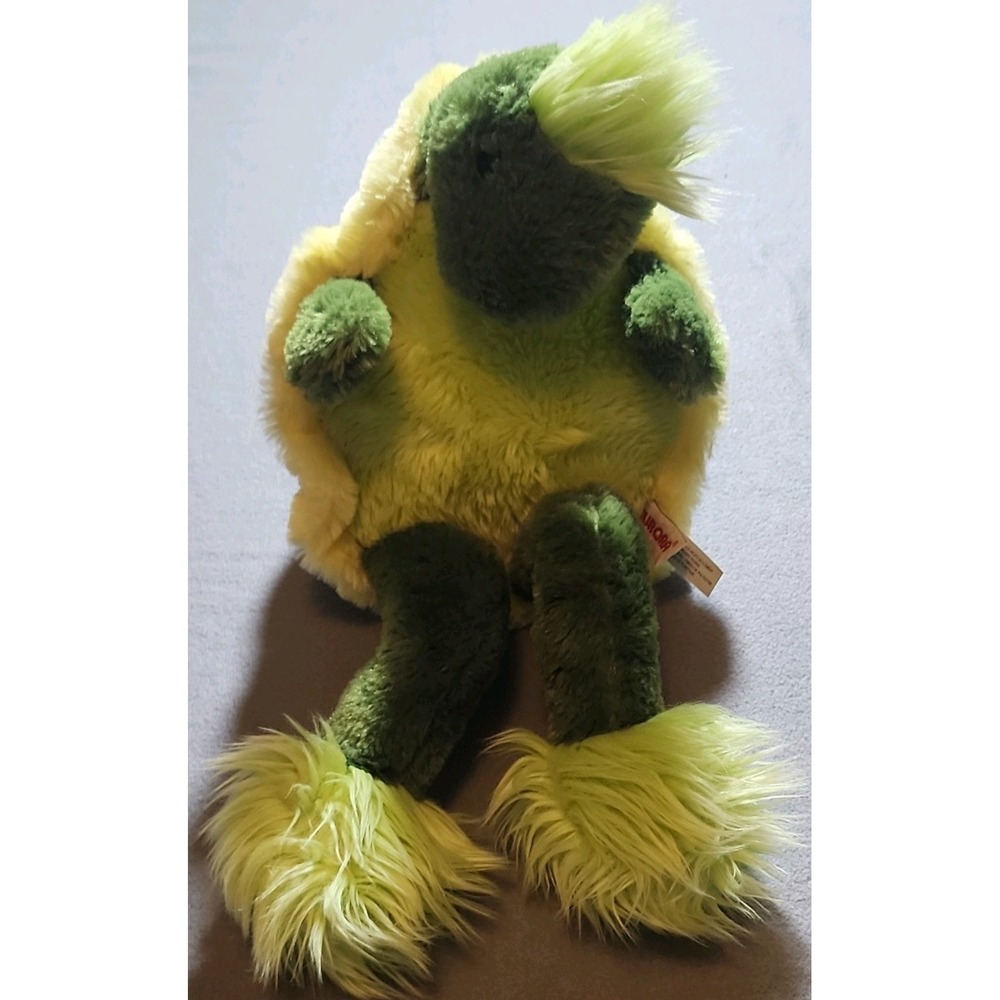 Aurora Plush Turtle Green Medium 14-24 in Stuffed Animal 3-4 Years 2009 X9092